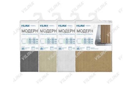 Лот: 24569180. Фото: 1. Занавеска для ванны &quot;Модерн... Аксессуары для ванной