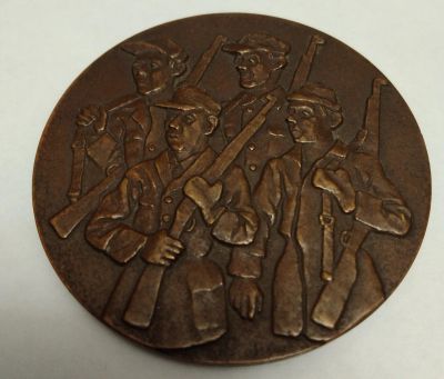 Лот: 11546233. Фото: 1. Швеция 1960 Медаль 100-летие образования... Памятные медали