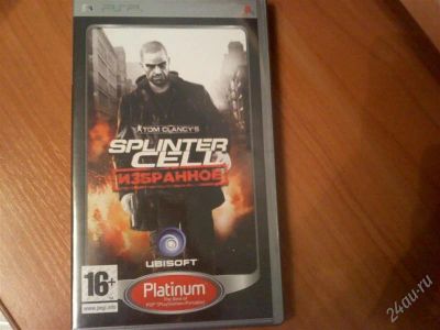 Лот: 1338545. Фото: 1. PSP диск Tom Clancys Splinter... Игры для консолей