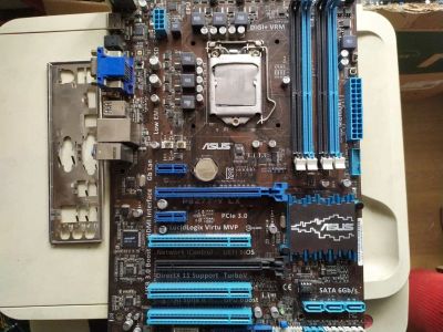 Лот: 17938528. Фото: 1. Материнская плата ASUS P8Z77-V... Материнские платы