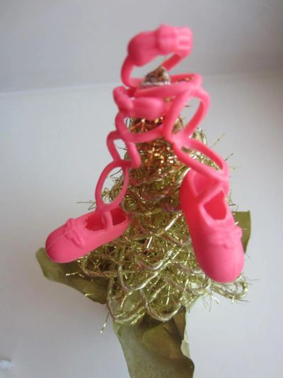Лот: 6803293. Фото: 1. Пуанты обувь для Барби розовые. Куклы и аксессуары