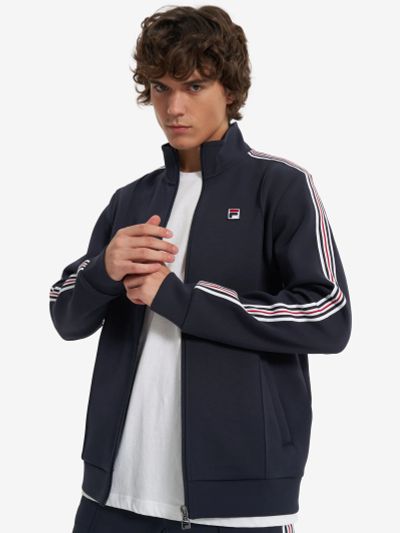 Лот: 24791111. Фото: 1. Толстовка мужская FILA, Синий. Легкие куртки, толстовки