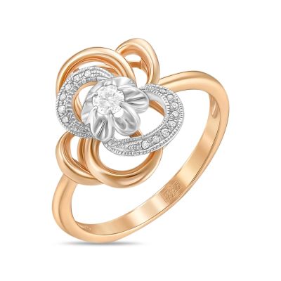 Лот: 24650423. Фото: 1. Кольцо с бриллиантами. Кольца, перстни