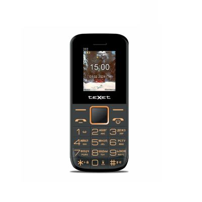 Лот: 24947450. Фото: 1. Сотовый Texet TM-202 Черный 2sim... Кнопочные мобильные телефоны