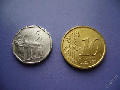 Лот: 1642368. Фото: 1. 5с, 10с. Монеты Кубы и Европы. Европа