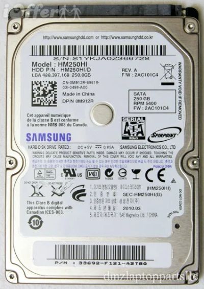 Лот: 7683725. Фото: 1. Жесткий диск Samsung HM250HI. Жёсткие диски (HDD)