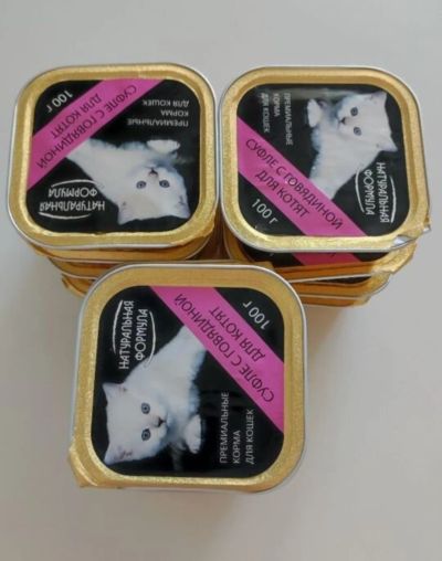 Лот: 23459303. Фото: 1. Суфле для котят "Натуральная формула... Корма
