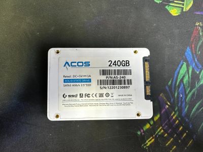 Лот: 24317237. Фото: 1. ssd 240gb ACOS AS-240 неисправен. SSD-накопители
