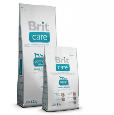 Лот: 12033219. Фото: 1. Brit Care All Breed Salmon/Potato... Корма