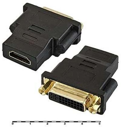 Лот: 4844106. Фото: 1. Переходник HDMI - DVI. Шлейфы, кабели, переходники