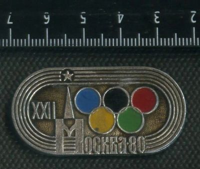 Лот: 15211940. Фото: 1. (№ 4656) значки спорт, Москва-80... Памятные медали