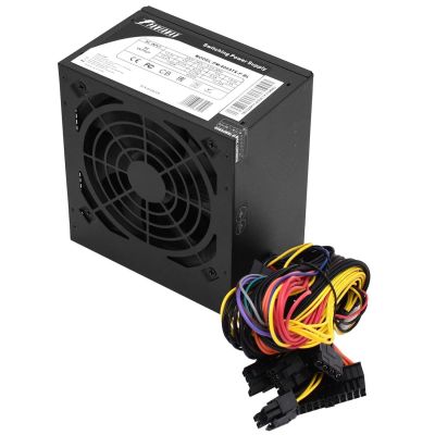 Лот: 17028010. Фото: 1. Блок питания 600W Powerman [PM-600ATX-F-BL... Корпуса, блоки питания