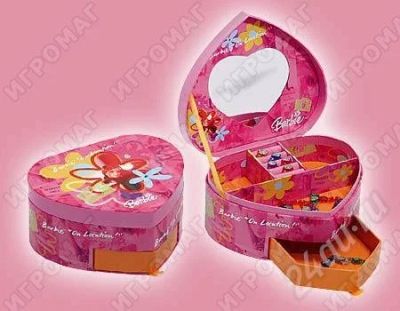 Лот: 452870. Фото: 1. Шкатулка BARBIE Сердце,пустая. Куклы и аксессуары