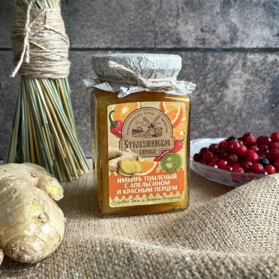 Лот: 18009592. Фото: 1. Укрепи иммунитет! Варенье Имбирь... Овощи, фрукты, зелень