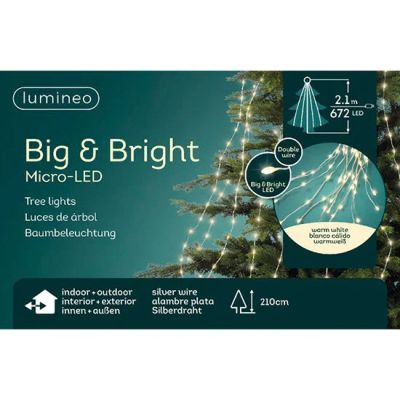 Лот: 16931610. Фото: 1. Гирлянда 2.1м micro BIG LED bunch... Гирлянды, шарики, новогодние аксессуары