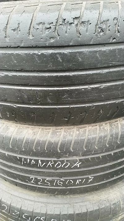 Лот: 15926304. Фото: 1. 225/60 R17 Hankook пара. Шины