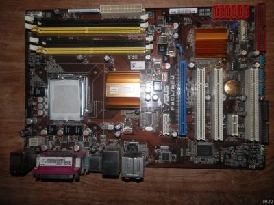 Лот: 13837127. Фото: 1. Материнская плата asus p5ql/epu. Материнские платы