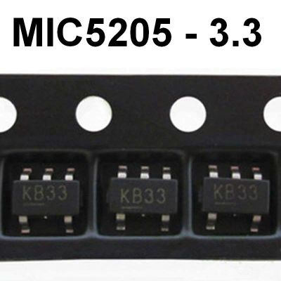 Лот: 12646447. Фото: 1. Стабилизатор MIC5205-3.3 корпус... Микросхемы