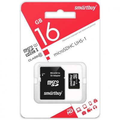 Лот: 23527272. Фото: 1. Карта памяти MicroSD 16GB Smart... Карты памяти