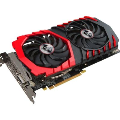 Лот: 19200918. Фото: 1. видеокарта MSI rx 470 gaming x... Видеокарты