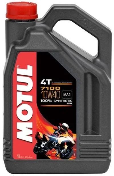 Лот: 12893413. Фото: 1. MOTUL 7100 4T 10w40 100% Synt... Масла, жидкости