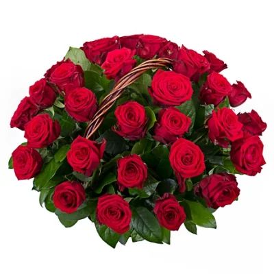 Лот: 4413814. Фото: 1. Букет 55 красных роз, высоких... Другое (цветы, букеты)