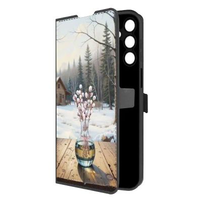 Лот: 25135180. Фото: 1. Чехол Krutoff Eco Book "Верба... Чехлы, бамперы