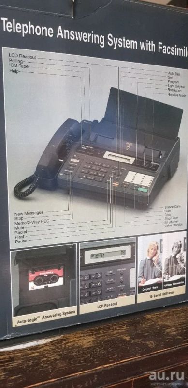 Лот: 13605093. Фото: 1. Факс Panasonic KX-F130BX. Факсы, автоответчики