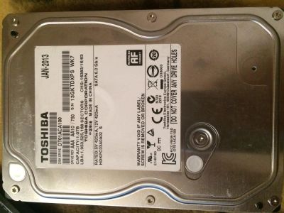 Лот: 5027707. Фото: 1. HDD Toshiba DT01ACA100 1TB. Жёсткие диски (HDD)