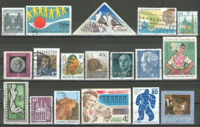 Лот: 16191850. Фото: 1. ЛОТ МАРОК МИРА (14 стран) В коллекцию... Марки
