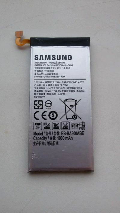 Лот: 11409353. Фото: 1. Samsung A300F - аккумулятор, оригинал... Аккумуляторы