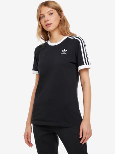Лот: 22420467. Фото: 1. Футболка женская adidas 3-Stripes... Другое (спортивная одежда)