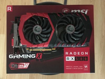 Лот: 12089162. Фото: 1. MSI Radeon rx580 gaming x 8Gb... Видеокарты