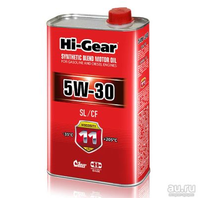 Лот: 9453925. Фото: 1. Моторное масло Hi-Gear SAE 5W-30... Масла, жидкости