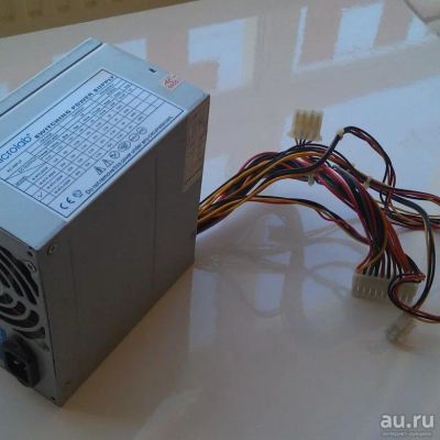 Лот: 15303846. Фото: 1. Блок питания Microlab M-ATX-350W... Корпуса, блоки питания