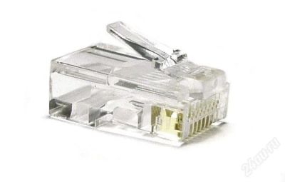 Лот: 2434042. Фото: 1. Коннектор RJ-45 ,5е кат. уп. 1000... Сетевые кабели