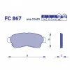 Лот: 14634641. Фото: 1. FC867 Колодки тормозные перед... Запчасти