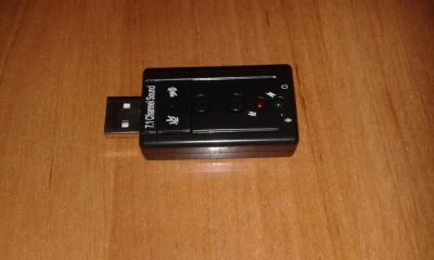 Лот: 10461528. Фото: 1. Звуковая USB 7.1. Звуковые карты