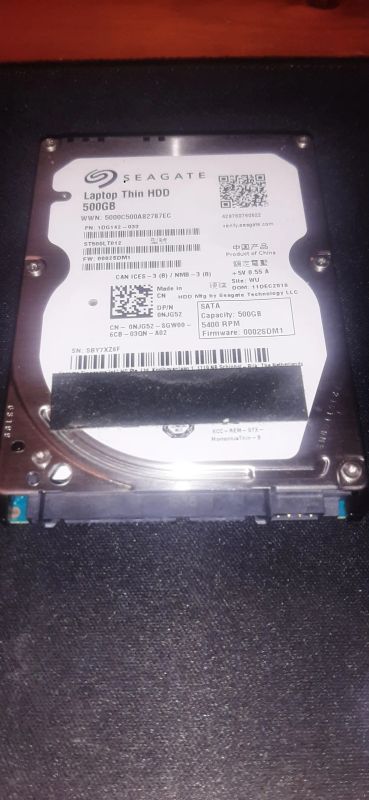 Лот: 25234688. Фото: 1. Жесткий диск 2.5" HDD 500Gb Seagate... Жёсткие диски (HDD)