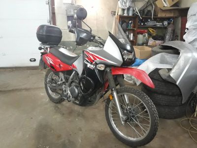 Лот: 12138893. Фото: 1. Kawasaki KLR 650 2008. Мотоциклы