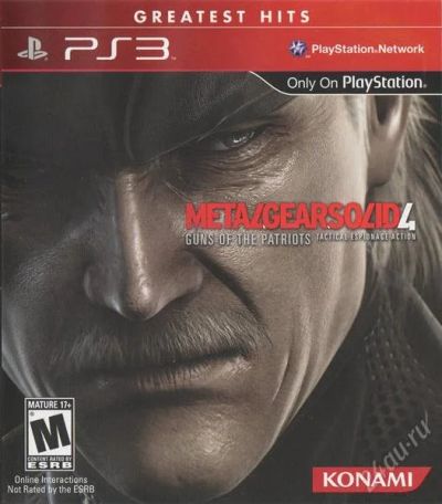 Лот: 2574952. Фото: 1. metal gear solid 4 [greatest hits... Игры для консолей