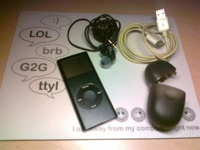 Лот: 1361964. Фото: 1. ipod nano 8gb (2gen) \\без наушников. Плееры
