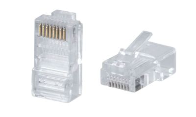 Лот: 17507659. Фото: 1. Пластиковый разъем RJ45. Разъёмы