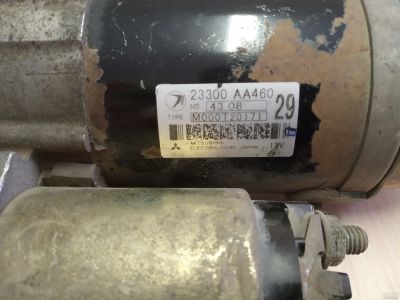 Лот: 15035846. Фото: 1. Стартер Subaru 23300-AA460 на... Электрооборудование