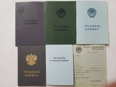 Лот: 21448847. Фото: 1. Трудовая книжка. Книги