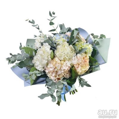 Лот: 13527217. Фото: 1. Лот №138 Букет из гортензий -... Свежие цветы