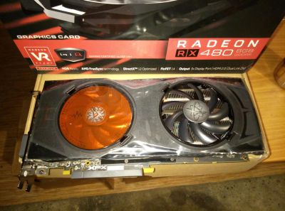 Лот: 8119631. Фото: 1. XFX Radeon RX 480 GTR Triple X... Видеокарты