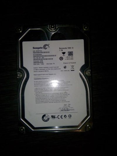 Лот: 6133724. Фото: 1. Винчестер HDD 1Тб Seagate ST31000528AS... Жёсткие диски (HDD)