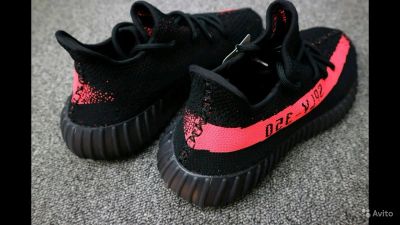 Лот: 11659570. Фото: 1. Adidas yeezy boost 350 black. Кеды, кроссовки, слипоны