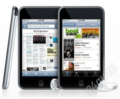 Лот: 549634. Фото: 1. Ipod touch 3g 32 гб. полный комплект... Плееры